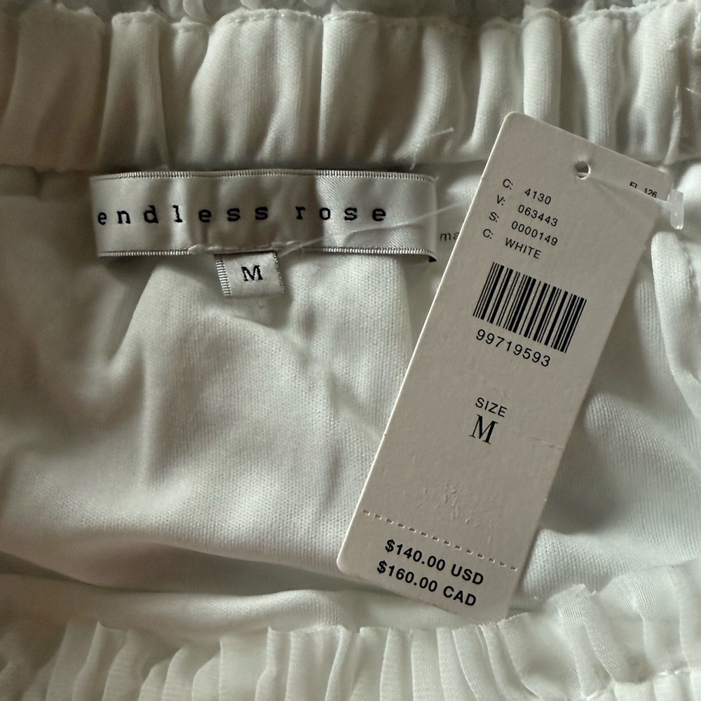 Endless Rose for Anthropologie Strapless Textured Fitted Mini Dress - Picture 6 of 6